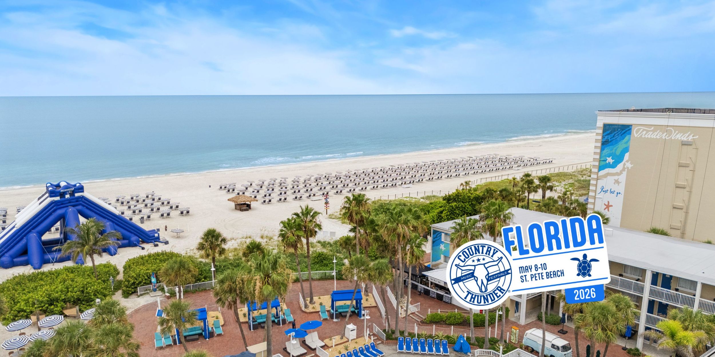 A Resort With A Pool And Beach