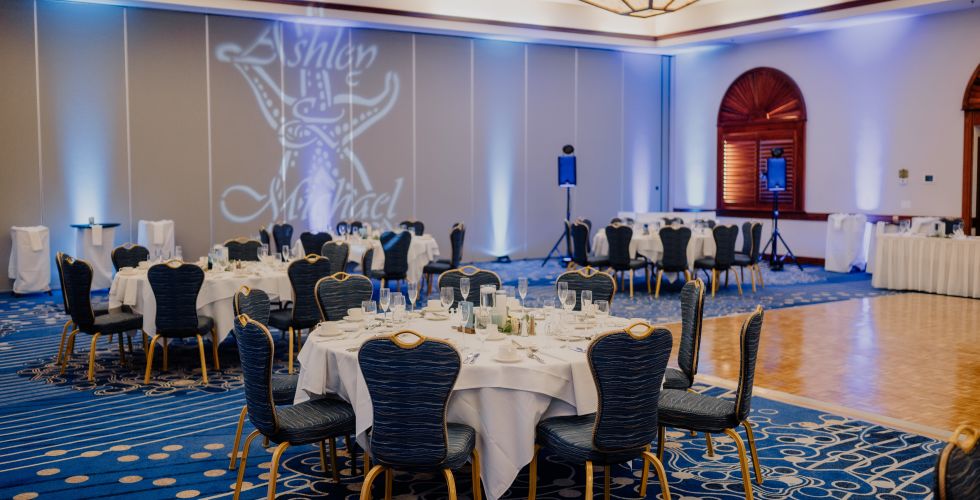 A Room With Tables And Chairs