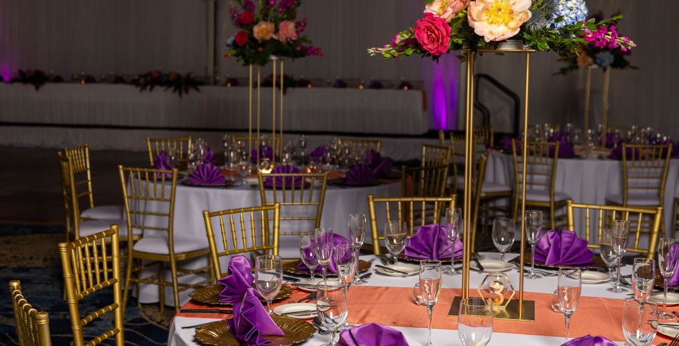 A Room With Tables And Chairs