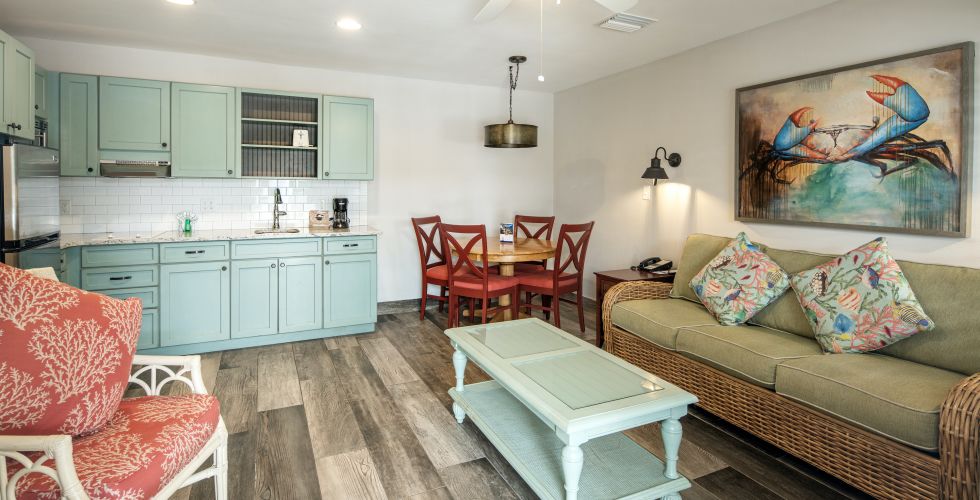 A Living Room With A Couch And A Coffee Table